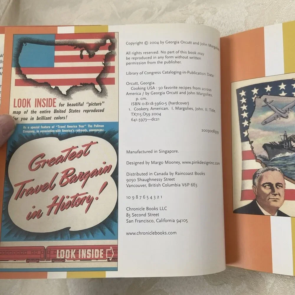 Cooking USA : 50 Favorite Recipes from Across America by John Margolies and...